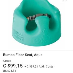 Aqua Bumbo Chair
